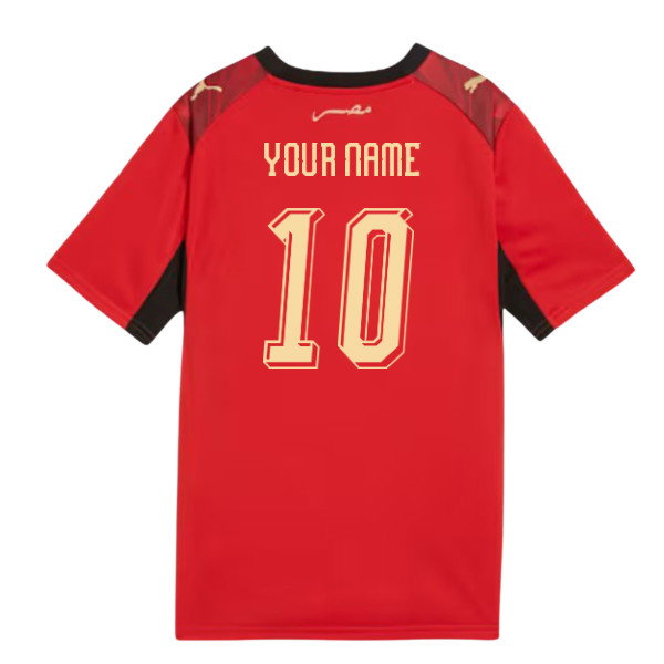 2026-2027 Egypt Home Shirt (Kids) (Your Name)-SoccerKits Hub | Buy Soccer Jerseys Online